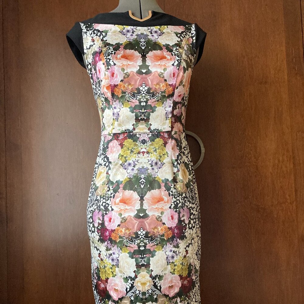 Joseph Ribkoff Floral Print Dress size 4